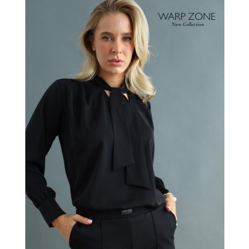 WARP ZONE BLÚZ - FEKETE ( UNI )  - Fashion Nicole Shop női divat webáruház