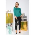 DELENI PULÓVER - ZÖLD LUREX SZÁLAS ( UNI ) - Fashion Nicole Shop női divat webáruház