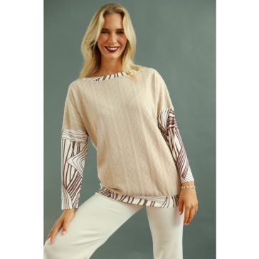 AGNESE FELSŐ - KRÉMSZÍN ( UNI ) - Fashion Nicole Shop női divat webáruház