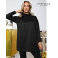 WARP ZONE LUREX TUNIKA - FEKETE ( UNI ) - Fashion Nicole Shop női divat webáruház
