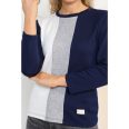 TRIXY PULÓVER - KÉK / FEHÉR - Fashion Nicole Shop női divat webáruház