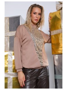 MINNIE PULÓVER - BARNA ( UNI )  - Fashion Nicole Shop női divat webáruház