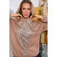 MINNIE PULÓVER - BARNA ( UNI )  - Fashion Nicole Shop női divat webáruház