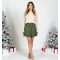 LETTY KÖTÖTT SZOKNYA - ZÖLD ( ONE SIZE )  - Fashion Nicole Shop női divat webáruház
