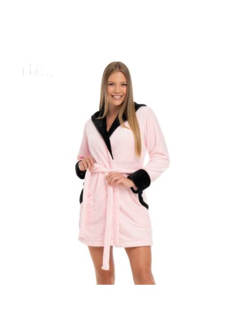 POPPY CATY ROBE - PINK / BLACK ( M )