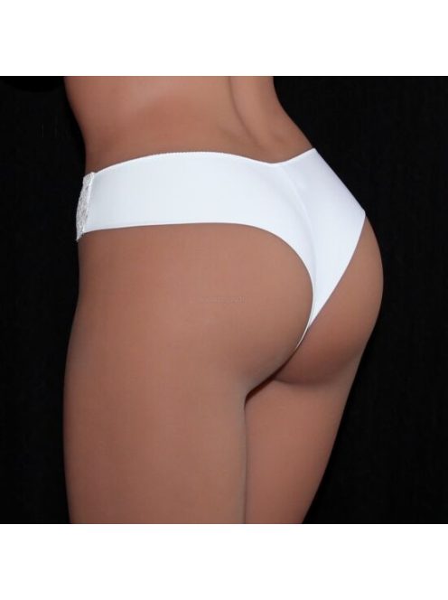 POPPY ANNIE BRAZIL THONG - WHITE