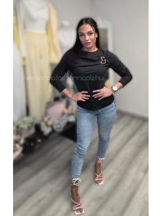 DITTI FELSŐ - FEKETE ( UNI ) - Fashion Nicole Shop női divat webáruház