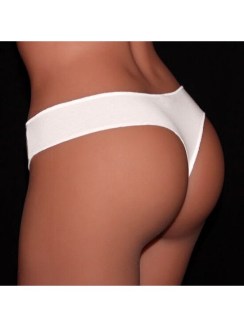 POPPY SALLY THONG - WHITE