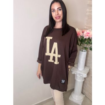LA BŐ TUNIKA - CSOKIBARNA ( UNI ) - Fashion Nicole Shop női divat webáruház