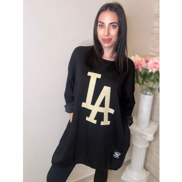 LA BŐ TUNIKA - FEKETE ( UNI ) - Fashion Nicole Shop női divat webáruház