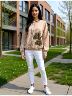  LETTI PULÓVER - BÉZS ( UNI )