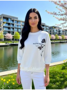 HAPPINESS FELSŐ - FEHÉR ( UNI )