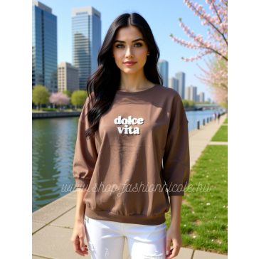 DOLCE VITA FELSŐ - BARNA ( UNI ) - Fashion Nicole Shop női divat webáruház