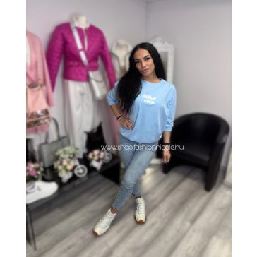  DOLCE VITA FELSŐ - VILÁGOSKÉK ( UNI ) - Fashion Nicole Shop női divat webáruház