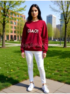  CIAO! PULÓVER - BORDÓ ( UNI )