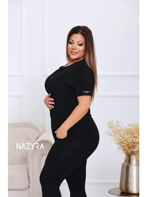 NAZYRA ANGIE BLOUSE - BLACK