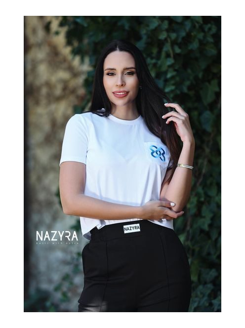 NAZYRA ARIA T-SHIRT - WHITE