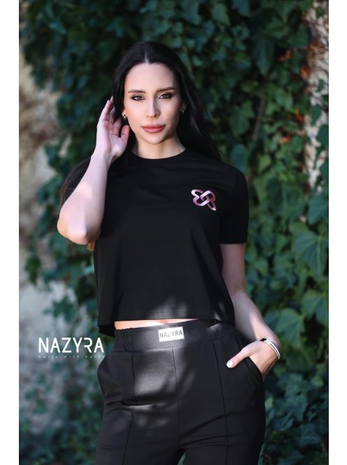 NAZYRA ARIA T-SHIRT - BLACK