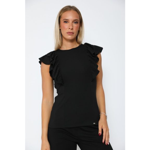 BASIC ALKALMI FODROS FELSŐ - FEKETE ( UNI ) - Fashion Nicole Shop női divat webáruház