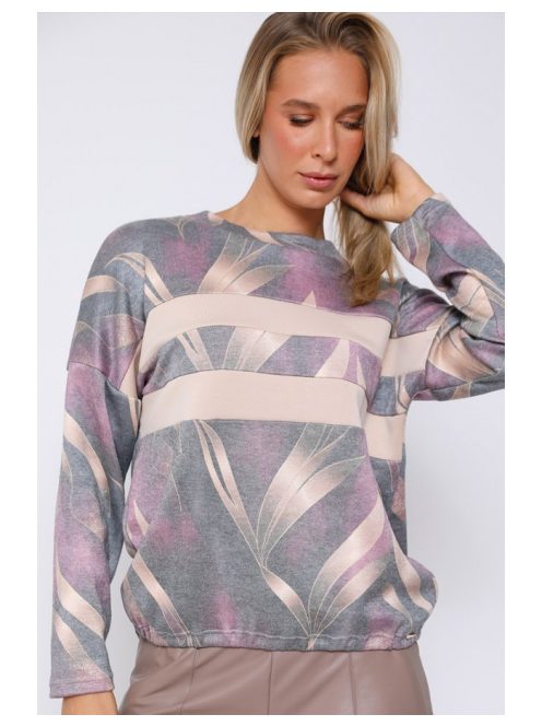 WARP ZONE KÖTÖTT PULÓVER - MINTÁS 