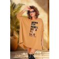 MIRAGE BENDE TUNIKA - MELÍRCARAMEL ( UNI )  - Fashion Nicole Shop női divat webáruház
