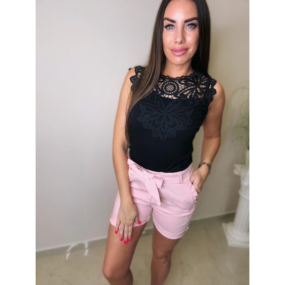 EVELIN TOP - FEKETE  - Fashion Nicole Shop női divat webáruház