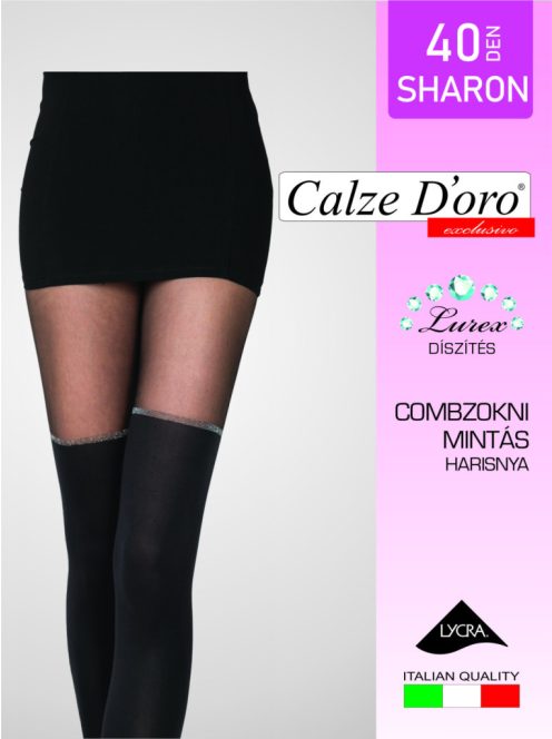 SHARON Thigh high patterned tights