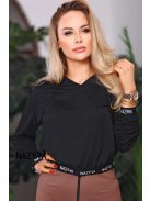  NAZYRA COLET  HOSSZÚ UJJÚ FELSŐ - FEKETE NAZYRA COLET  LONG SLEEVE TOP - BLACK