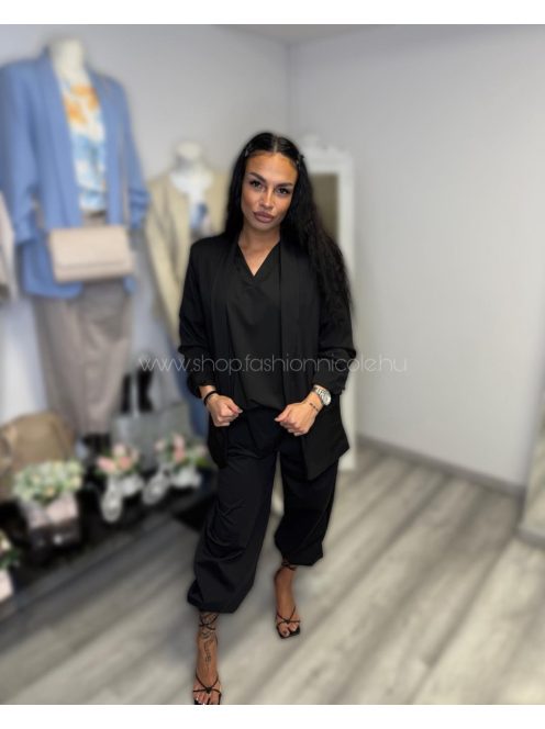 KORINA BLÉZER - FEKETE ( UNI ) - Fashion Nicole Shop női divat webáruház