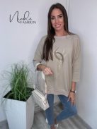 MANDA TUNIC - BEIGE (ONE SIZE)