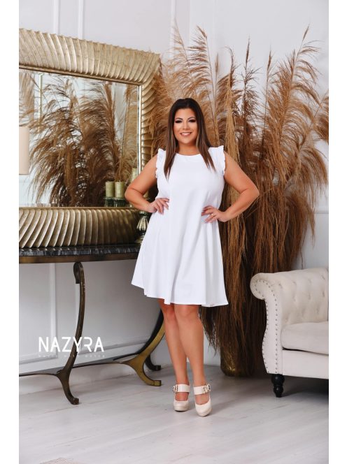 NAZYRA GRACE DRESS - WHITE