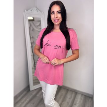 AMY PÓLÓ - RÓZSASZÍN - Fashion Nicole Shop női divat webáruház