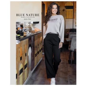 BLUE NATURE HANNA PULÓVER - BÉZS  - Fashion Nicole Shop női divat webáruház