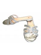 MADDIE SLIPPERS - SILVER COLOR