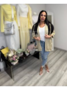 METTA KARDIGÁN - ARANY ( UNI ) - Fashion Nicole Shop női divat webáruház