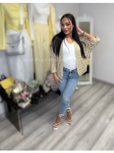 KILLA KARDIGÁN - ARANY ( UNI ) - Fashion Nicole Shop női divat webáruház