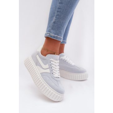 VIVIKA SPORTCIPŐ - VILÁGOSKÉK / FEHÉR  - Fashion Nicole Shop női divat webáruház