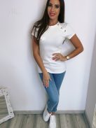 HEART TOP - WHITE (ONE SIZE)