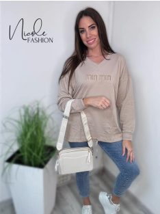 ALIYA TUNIC - BEIGE (ONE SIZE)