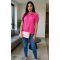 BONITA BLÚZ - PINK ( ONE SIZE )  - Fashion Nicole Shop női divat webáruház