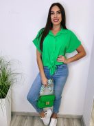 AMELI BLOUSE - GREEN ( ONE SIZE )
