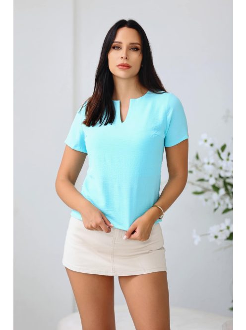 NAZYRA MARA BLOUSE - TURQUOISE