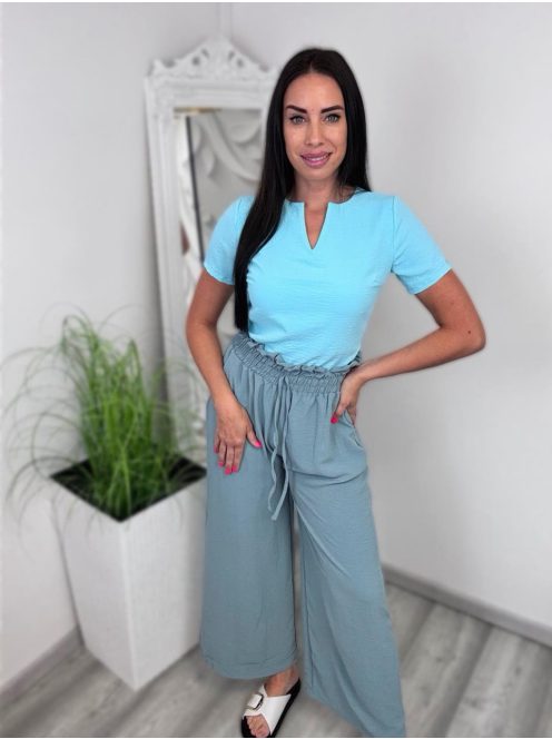 NAZYRA  MARA BLÚZ - TÜRKIZ