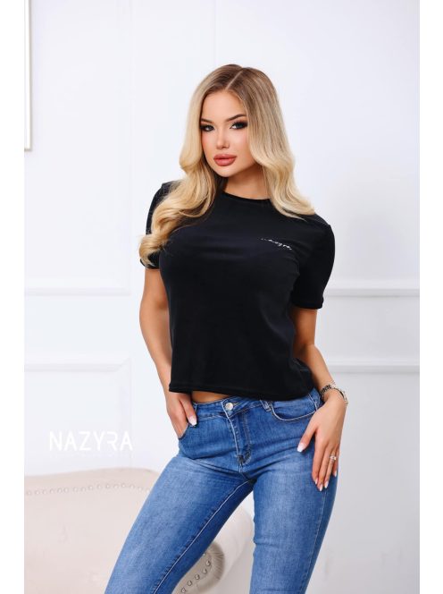 NAZYRA MIRANDA T-SHIRT - BLACK