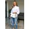 CASSY ING - FEHÉR  - Fashion Nicole Shop női divat webáruház