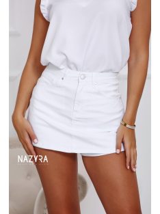 NAZYRA NORA SKIRT PANTS - WHITE