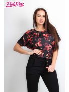 Fashion Nicole Shop Veszprém - PINK-ROSE-OVERAL-FEKETE-ONE-SIZE - Női ruházat