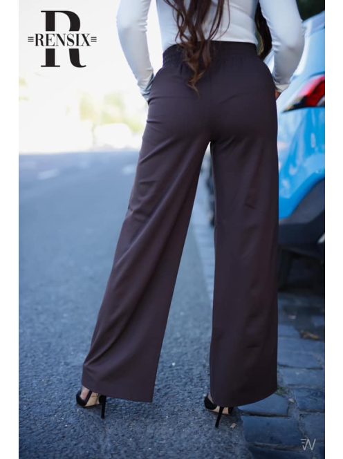 RENSIX TRAPEZE PANTS - CHOCOLATE BROWN