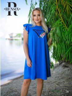 RENSIX MINI DRESS - ROYAL BLUE (ONE SIZE)