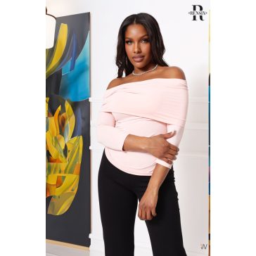 RENSIX FELSŐ - BARACKRÓZSASZÍN ( ONE SIZE )  - Fashion Nicole Shop női divat webáruház